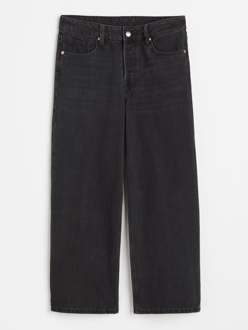H&M Baggy Wide Low Ankle Jeans 8